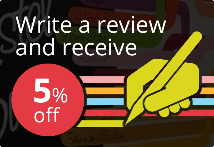 write a review to receive special offer